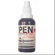 Акрил жидкий "Acrilic Ink", 8 фиолетовый