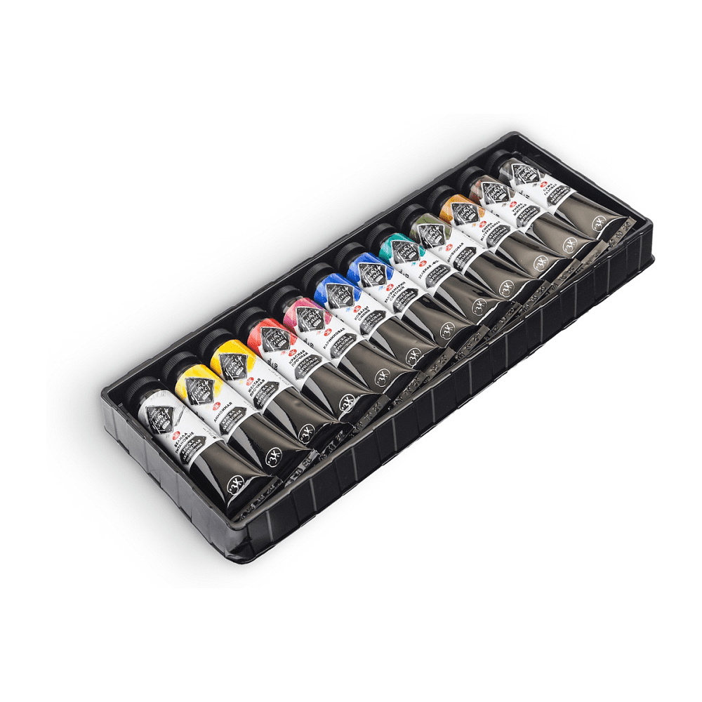 Краски акриловые Мастер Класс, 12 цветов, 18 мл. - 2