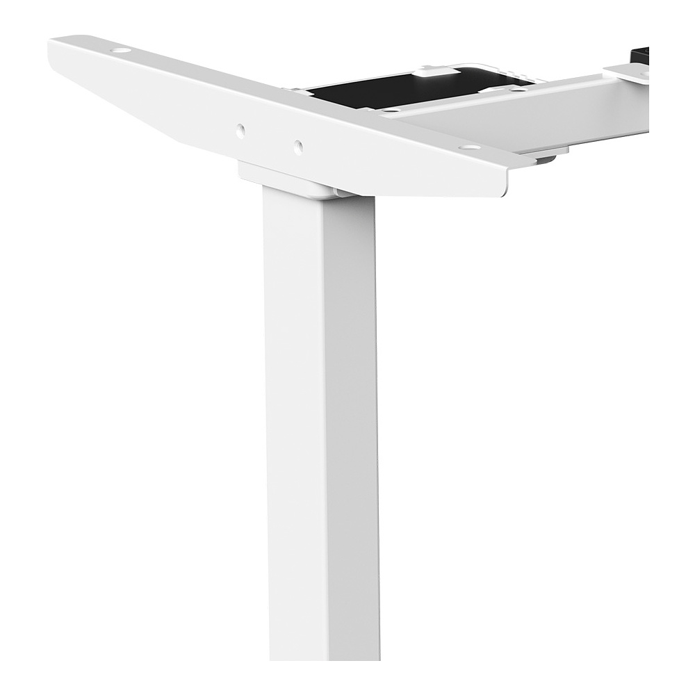 Стол с электроприводом WellDesk Prime 1300x675х18 белый/дуб денвер трюфель (9191462+9072454) - 8