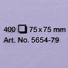 Бумага для записей на клейкой основе "Куб", 75x75 мм, 400 листов, ассорти пастель - 2