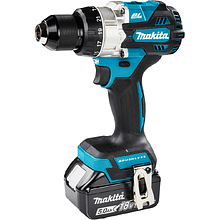 Дрель-шуруповерт аккумуляторная MAKITA DHP486RTJ, 18 В, 130 Нм, 5.0Ачx2, MakPac
