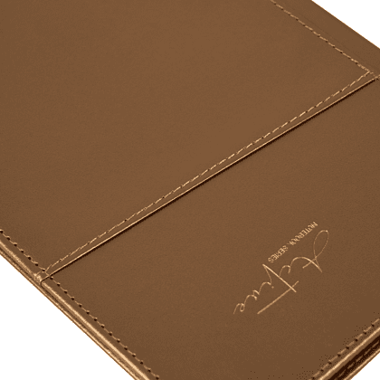 Блокнот "3223-10", А5, 80 листов, линейка, темно-коричневый - 3