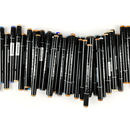 Маркер перманентный двусторонний "Sketchmarker Brush", NG1 нейтральный серый 1 - 4