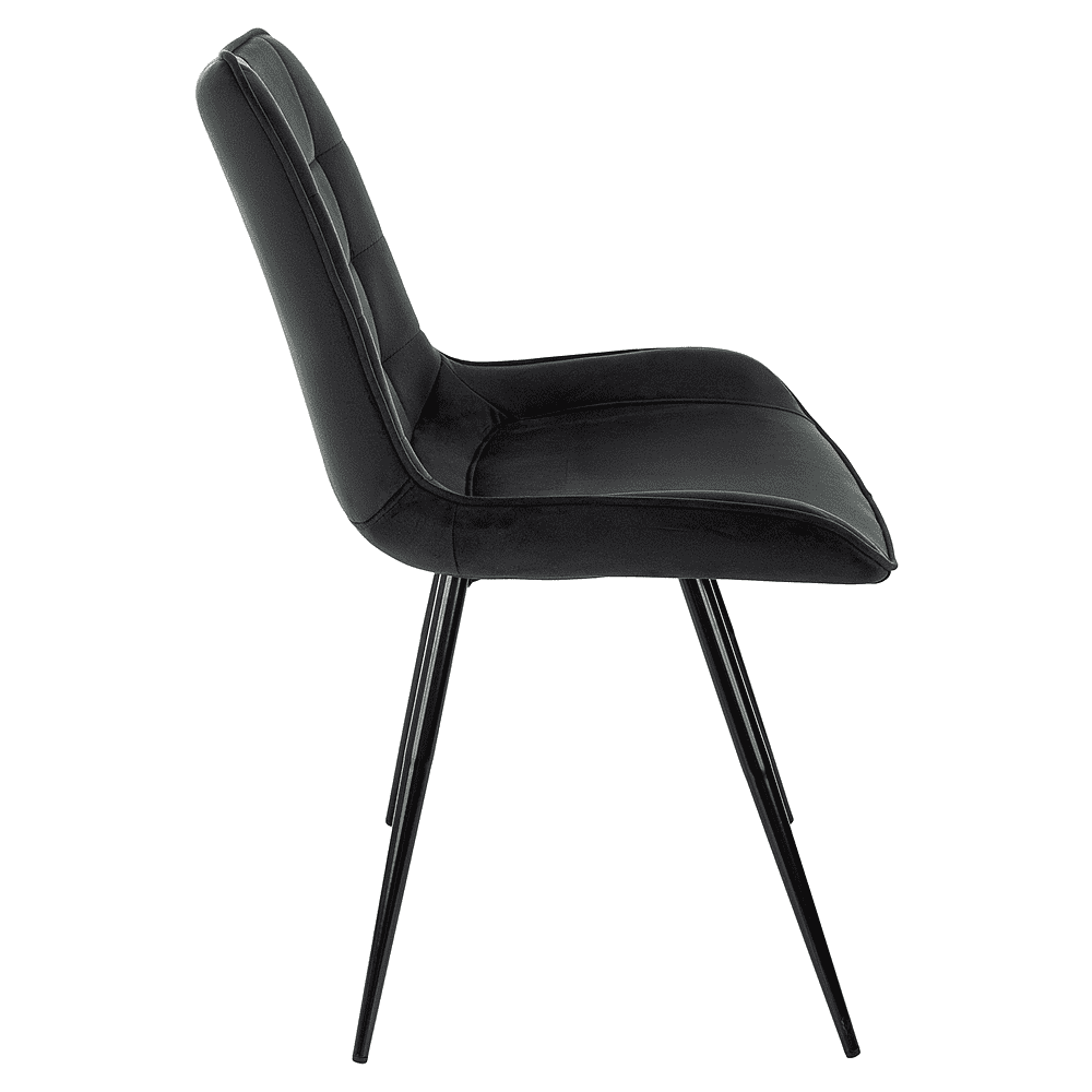 Стул Бюрократ "CH-K2_4", ткань, черный, металл, комплект 4 штуки - 5