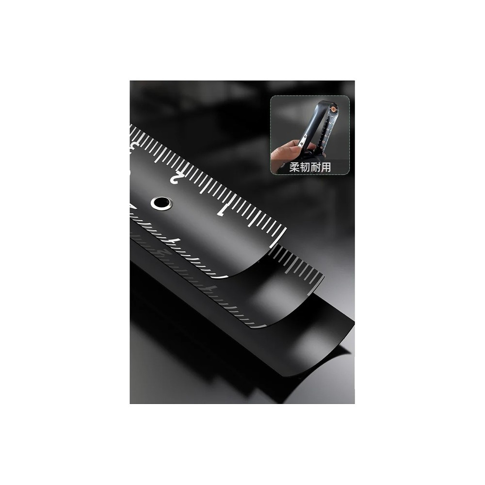 Рулетка Deli HS HT8316L, 3 м х 6 мм, Soft Touch, зеленый - 3