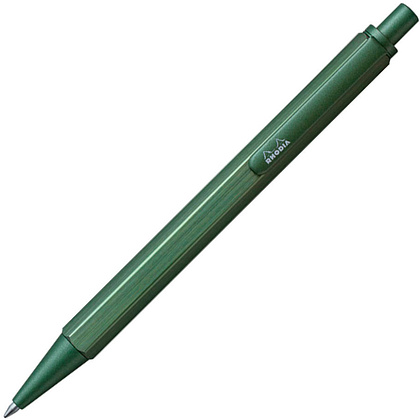Ручка шариковая автоматическая "scRipt", 0.7 мм, серо-зеленый, стерж. черный