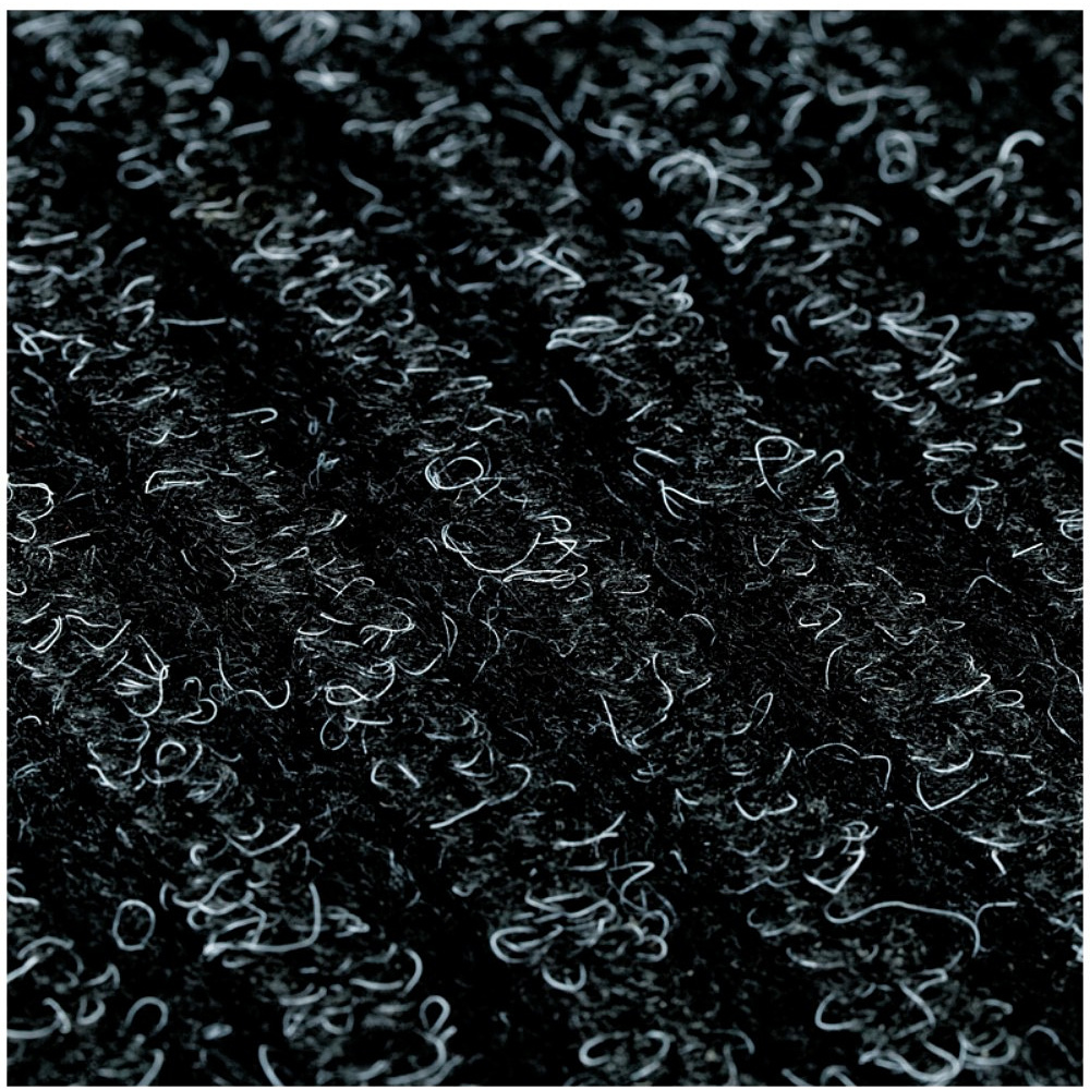 Коврик придверный "OfficeClean", 40х60 см, ребристый, черный - 3