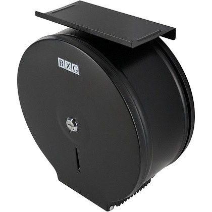 Диспенсер BXG-PD-5005B для туалетной бумаги в средних и больших рулонах, металл, черный, матовый