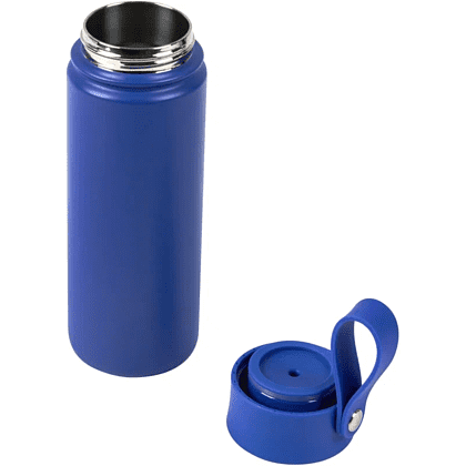 Кружка термическая "01079A", металл, 500 мл, темно-синий - 2