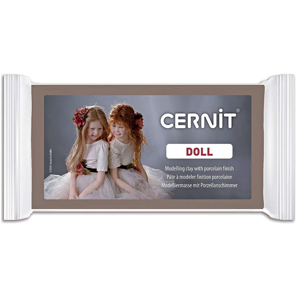 Полимерная глина "Cernit DOLL", 500 г, нуга