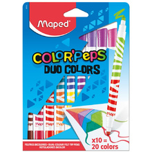 Фломастеры двухсторонние "Duo Color Peps"