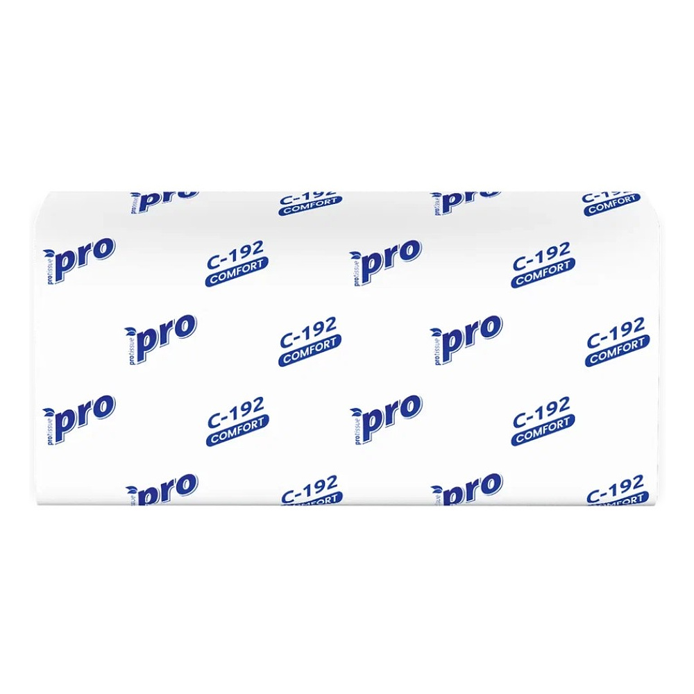 Полотенца бумажные  PROtissue V - сложение 250 листов, 1 слой, 100% целлюлоза