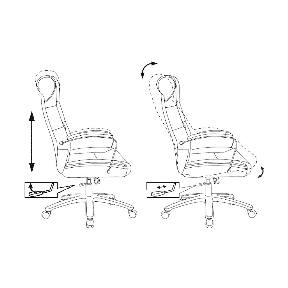Кресло компьютерное Бюрократ T-9928SL Fabric, ткань, черный - 8