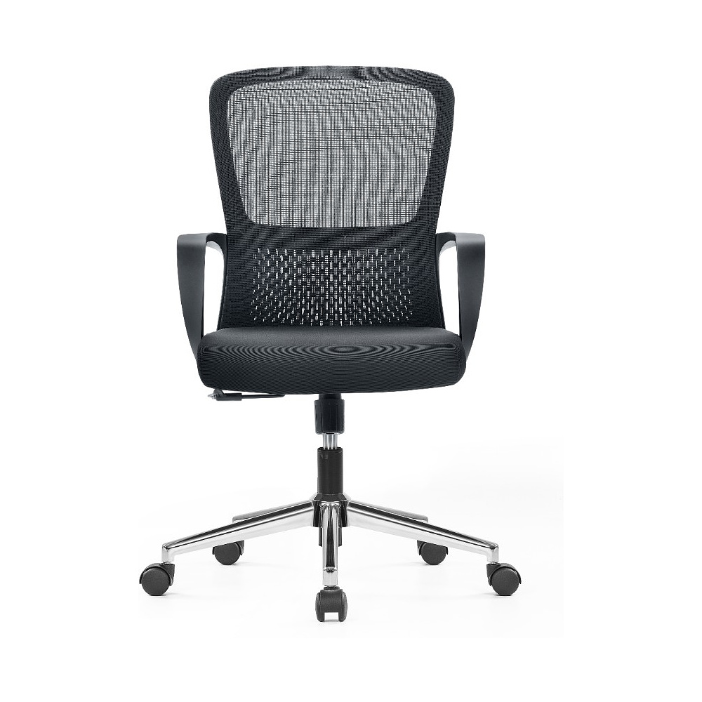 Кресло компьютерное SitZone U-069B, сетка, ткань, черный - 2