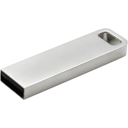 USB Flash 2.0 16 Gb VDM-127, метал, серебристый 