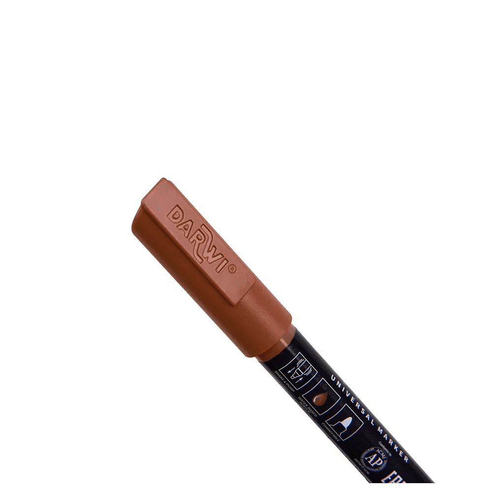Маркер акриловый "Darwi.Marbel" 803, лесной орех - 2