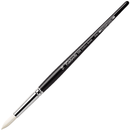 Кисть для рисования "Tintoretto Avorio", синтетика, круглая, №20