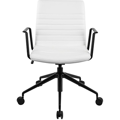 Кресло для персонала EVERPROF Dallas, экокожа, белый - 3