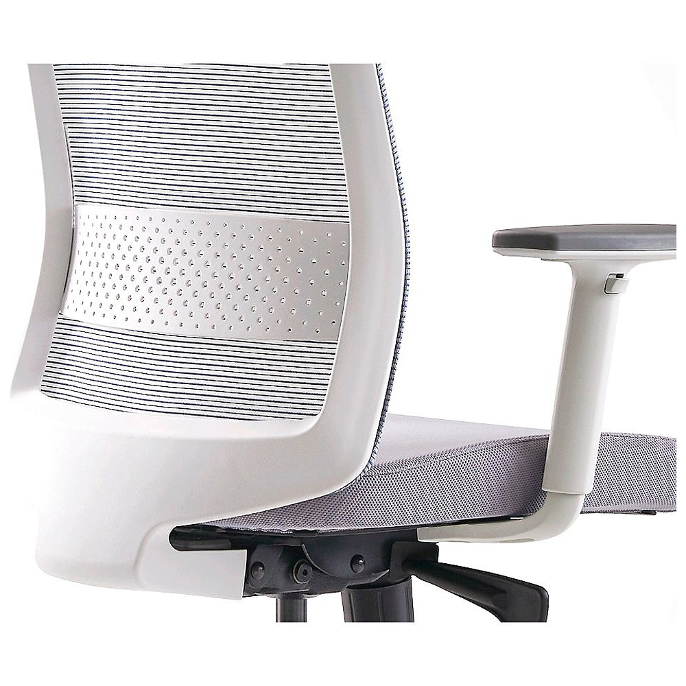 Кресло для руководителя BESTUHL "S30", сетка, ткань, пластик, серый - 7