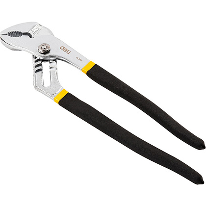 Клещи переставные Deli "EDL2612", 300 мм, черный