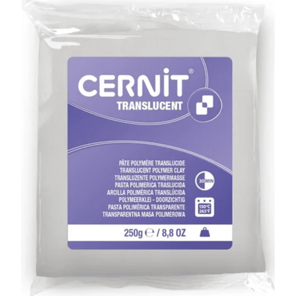 Полимерная глина "Cernit Translucent", 56 г, 005 прозрачный