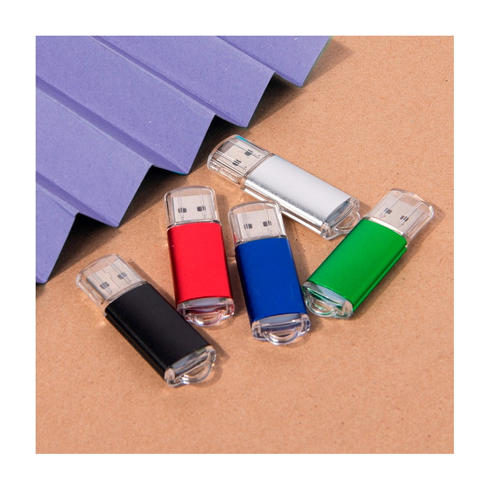 Карта памяти USB Flash 2.0 "Assorti", 16 Gb, синий - 4