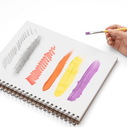 Скетчбук для графики "Himi", 22.8х30.4 см, 180 г/м2, 40 листов - 8