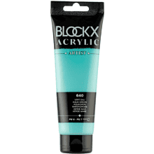 Краски акриловые "Blockx", 640 аква зеленый, 120 мл