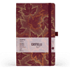 Блокнот "Foliage maple", А5, 96 листов, линейка, на резинке, красный - 3