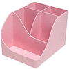 Подставка для ручек "Autentik", пластик, 5 делений, конфетно-розовый - 5