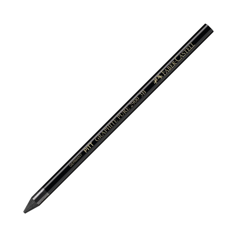 Карандаш цельнографитный PITT "Graphite Pure", 3B