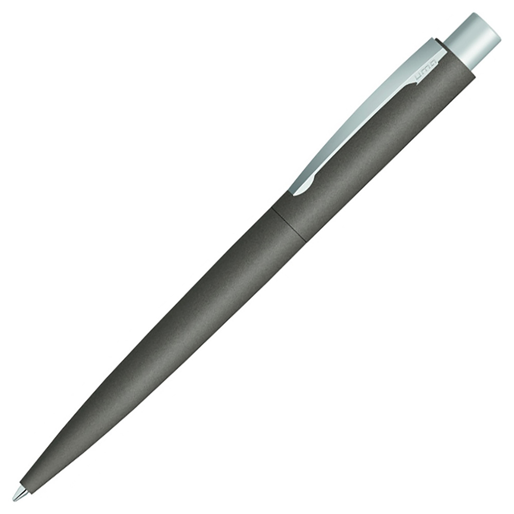 Ручка шариковая автоматическая "Lumos Stone", 1,0 мм, коричневый, серебристый, стерж. синий