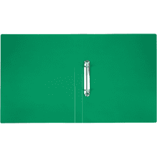 Папка "СТАММ" на 2 кольца, А4, пластик, зеленый