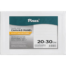 Холст на картоне "Pinax", 20х30 см, 100% хлопок, 280 г/м2, мелкое зерно
