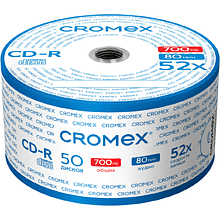 Диск CD-R Cromex, 700 Mb, Bulk, 50 шт