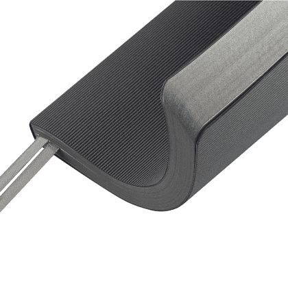 Ежедневник недатированный «Megapolis Slim flex», А5, 256 страниц, серый, срез серый - 5