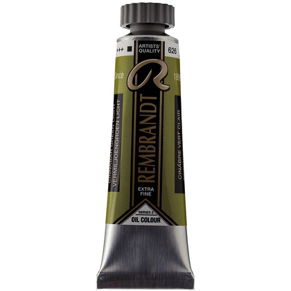 Краски масляные "Rembrandt", 626 киноварь зеленая светлая, 15 мл, туба