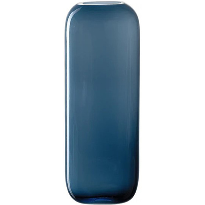 Ваза стеклянная "Milano", 27 см, синий