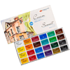 Набор красок акварельных "Сонет", 24 цвета, кюветы - 2