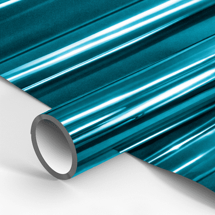 Бумага декоративная в рулоне "Металлик. Синий", 1х0.7 м, золотистый