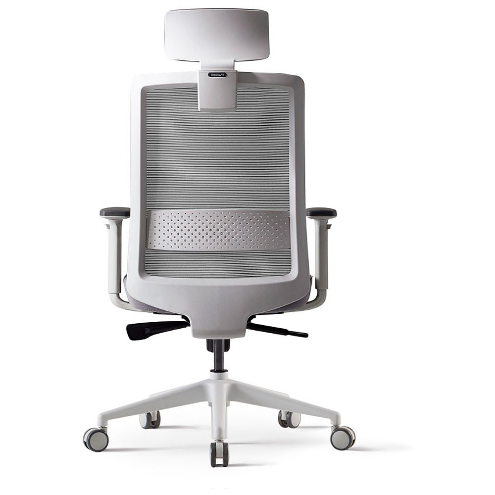 Кресло для руководителя BESTUHL "S30", сетка, ткань, пластик, серый - 4