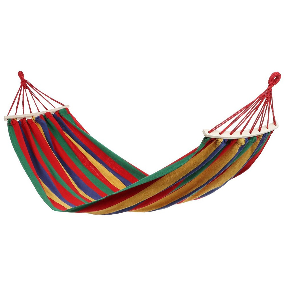 Гамак BLITZ 200х150см, полиэстер, красный, жёлтый, синий, зелёный