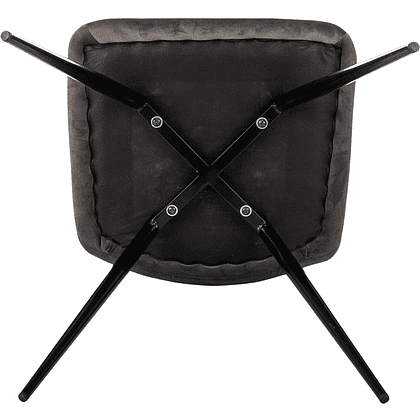 Стул Бюрократ "CH-K1_2", ткань, тёмно-серый, металл, комплект 2 штуки - 10