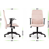 Кресло для персонала UTFC Софт М-903 TG, пластик, ткань, серый  - 5