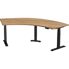 Каркас стола с электроприводом трехмоторный AOKE, Well Desk Wing Pro, черный (AK3YJYT-TYZF3-90/120/180 BK)