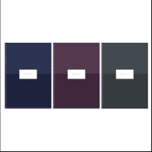 Тетрадь "Minimal", А4, 80 листов, клетка, ассорти