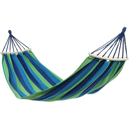 Гамак BRAZIL 200х150см, полиэстер, синий, голубой, зелёный