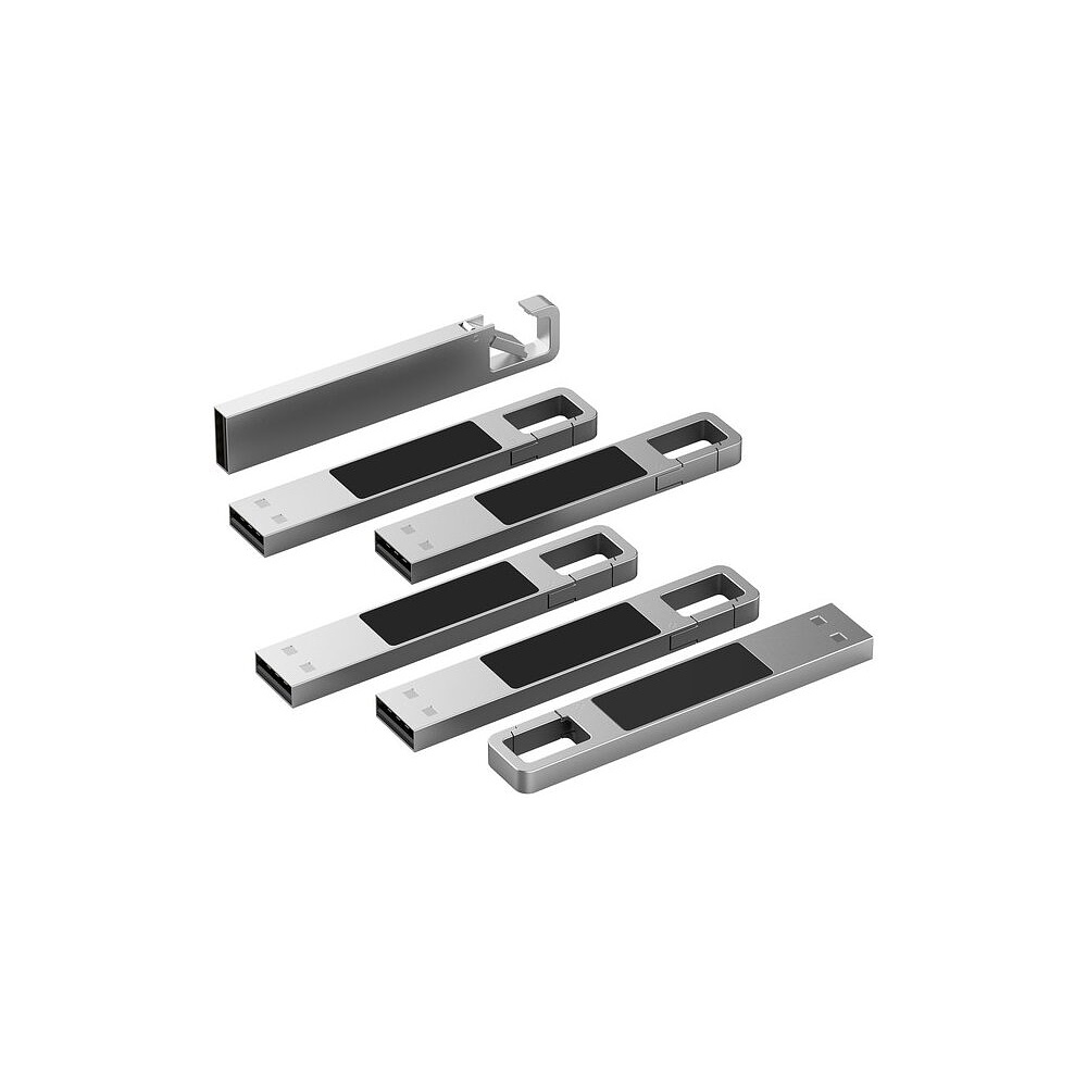 USB Flash накопитель 2.0 16 Gb ZC-010, металл, белый - 2