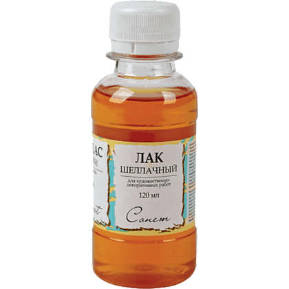 Лак шеллачный "Сонет", 120 мл