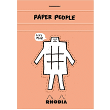 Блокнот "Paper people", 85х120 мм, 80 листов, персиковый
